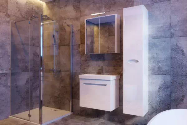 Комплект меблів для ванної Livorno білий глянець Ювента