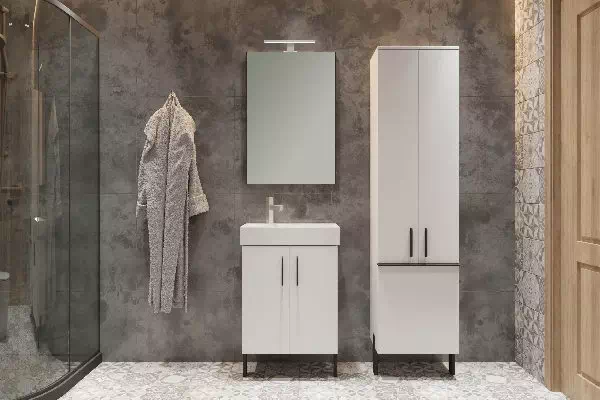 Комплект меблів для ванної Manhattan білий Ювента