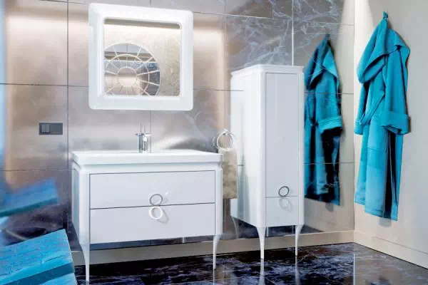 Комплект меблів для ванної Ticino білий Ювента