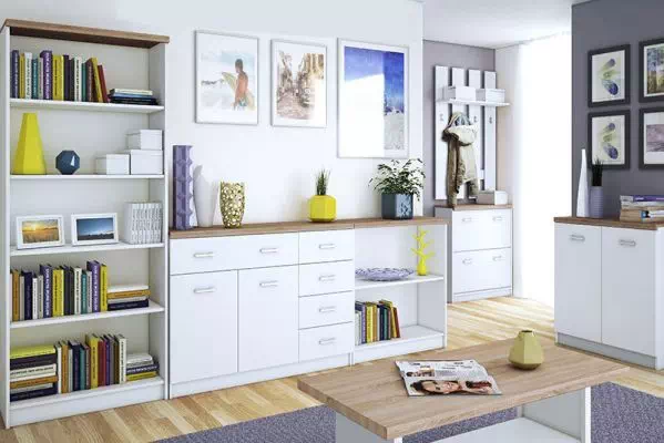 Модульная мебель Топ Микс белый / дуб сонома ВМВ