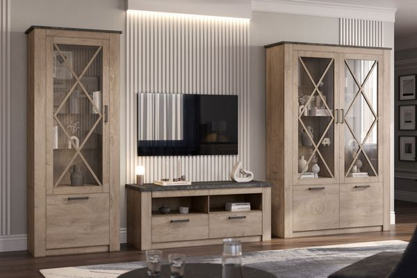 Модульная мебель Эшли дуб эндгрейн Світ Меблів