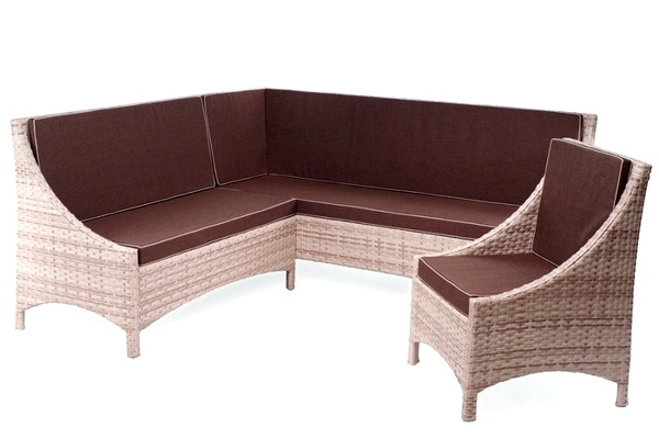 Садовая мебель из искусственного ротанга Глэм Pradex