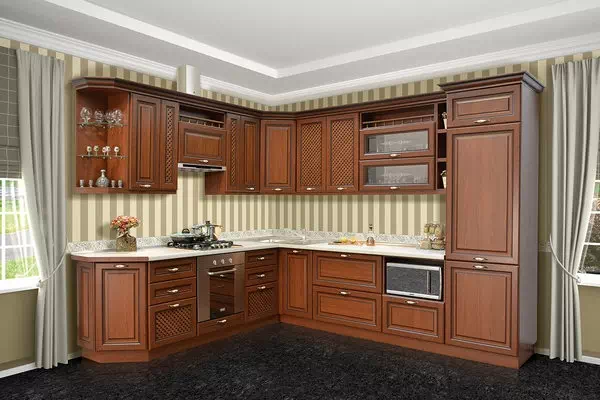 Кухня Роксана темний прованс Світ меблів