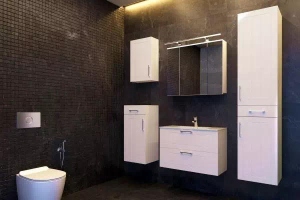 Комплект меблів для ванної Oscar білий Ювента