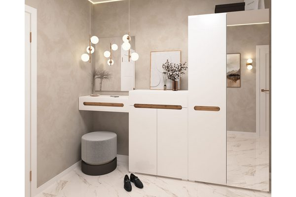 Модульная прихожая Бьянко Світ Меблів