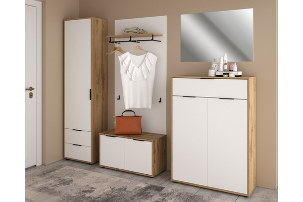 Модульний передпокій Нітро білий Сокме