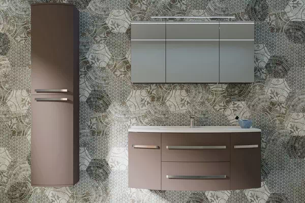 Комплект мебели для ванной Vanessa темная дыня Botticelli