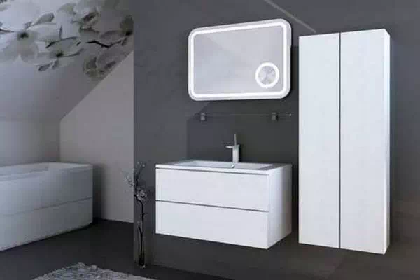 Комплект мебели для ванной Rimini ясень беленый Botticelli