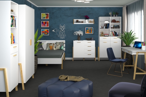 Дитячі меблі Бель біла ВМВ