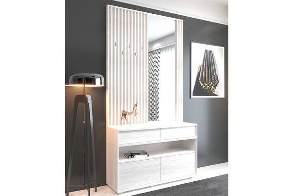 Модульний передпокій Делі ясен сніжний Gerbor