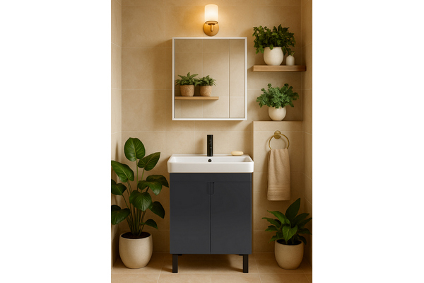 Комплект меблів для ванної Simple Graphite Мойдодир