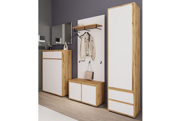 Модульний передпокій Нітро Софт білий Сокме