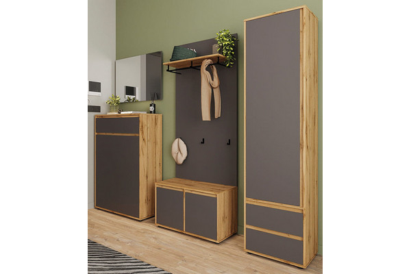 Модульний передпокій Нітро Софт графіт Сокме