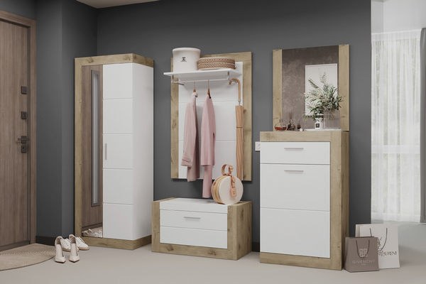 Модульний передпокій Палермо білий Сокме