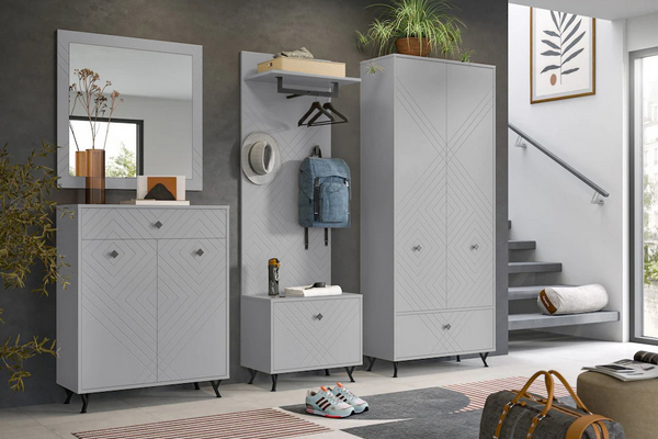 Модульний передпокій Камео шиншила сіра Сокме