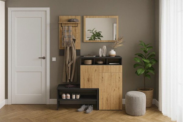 Модульний передпокій Селін антрацит Сокме