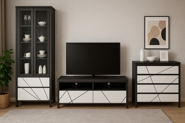 Модульні меблі Каспіан білий сніг ВМК (БРВ)