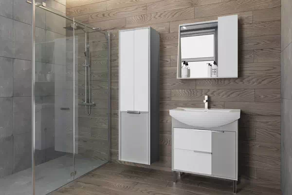 Комплект меблів для ванної Sofia сірий Ювента