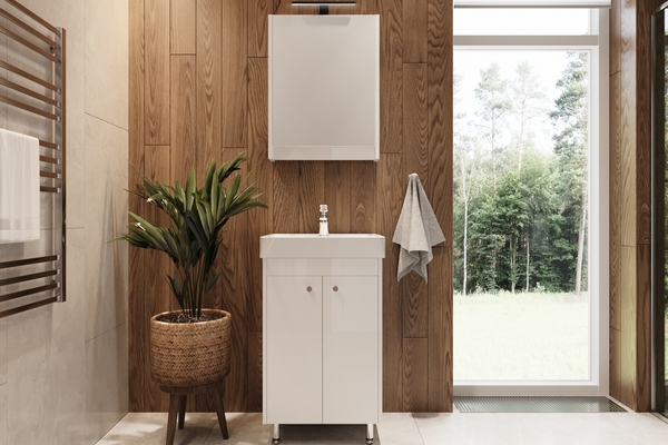 Комплект меблів для ванної Trinity білий Ювента