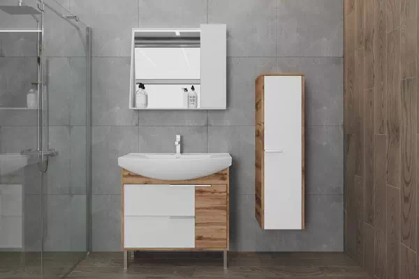 Комплект меблів для ванної Sofia дуб вотан Ювента