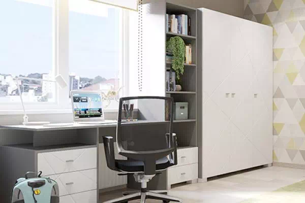 Дитячі меблі X-Скаут білий матовий / сірий матовий Санті