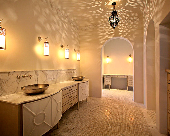 Ванна кімната у марокканському стилі фото №19