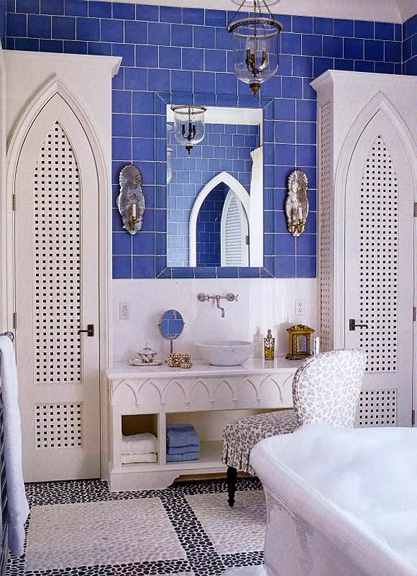 Ванна кімната у марокканському стилі фото №26