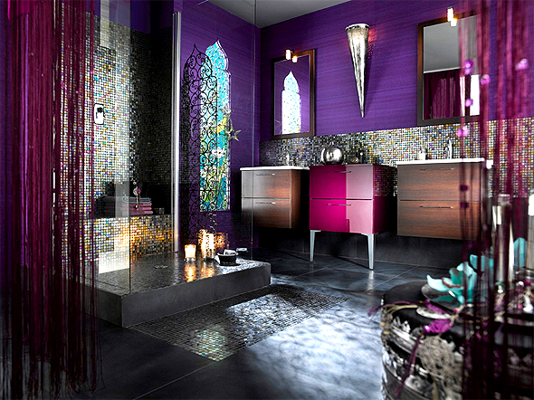 Ванна кімната у марокканському стилі фото №38