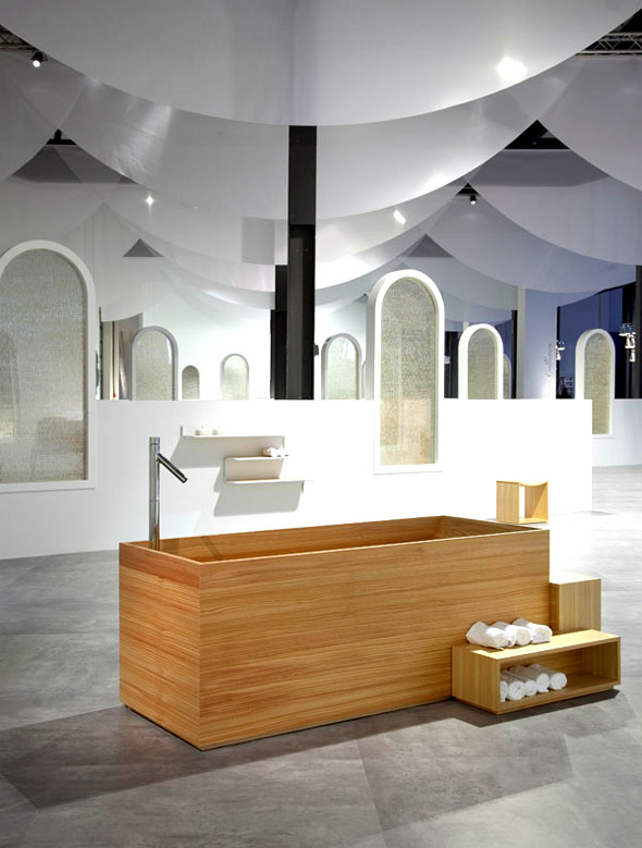 Коллекция мебели для ванной комнаты Nendo от Bisazza Bagno. Фото 1'