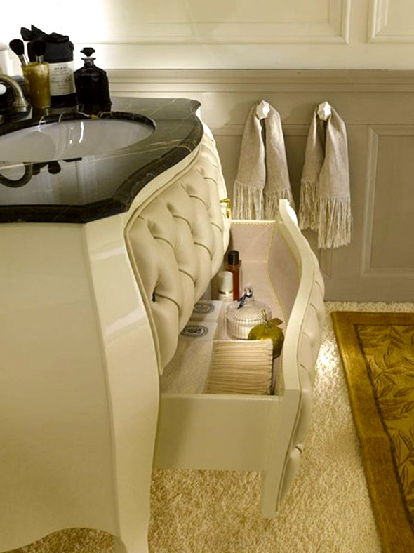 Кожаная мебель для ванной комнаты Ypsilon. Фото 4
