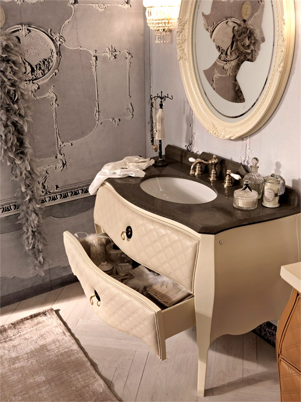 Шкіряні меблі для ванної кімнати Ypsilon. Фото 6