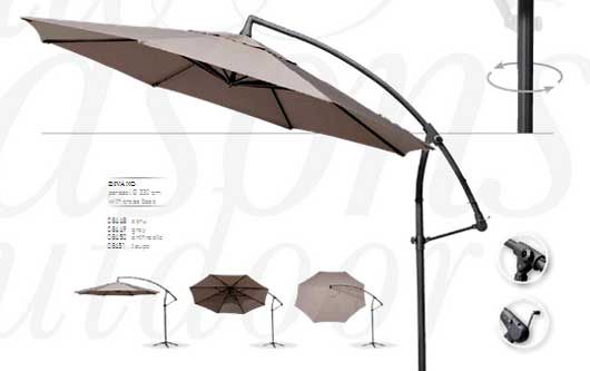 Недорого зонт для летней площадки консольный