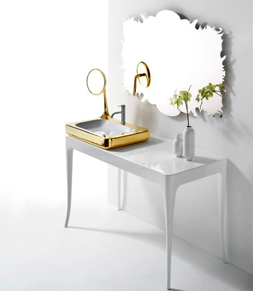 Цікаві дзеркала для ванної кімнати