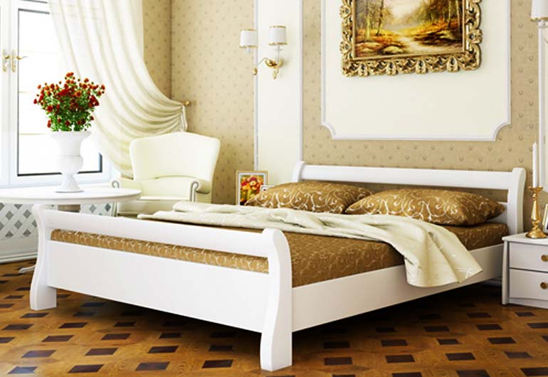 Ліжка Естелла в білому кольорі тепер дешевші