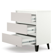 Комод 3S/70 Borg білий / кашемір Mebel Bos