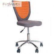 Крісло Poppy сіро-жовтогаряче Office4You