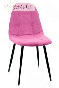 Стілець Alex BK Metal Шеніл ліловий G-101 Onder Mebli