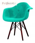 Стілець Leon Soft W Шерсть бірюзовий W-18 Onder Mebli