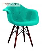 Стілець Leon Soft W Шерсть бірюзовий W-18 Onder Mebli
