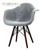 Стілець Leon Soft W Шерсть сірий W-16 Onder Mebli