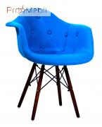 Стілець Leon Soft W Шерсть синій W-5 Onder Mebli