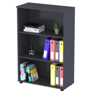 Стелаж відкритий Open Office NT3-80 антрацит Loft Design