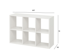 Стелаж Кубіка 1 німфея альба Світ Меблів