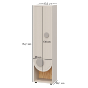 Пенал 1D Ping Mebel Bos