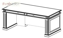 Стіл керівника L1 22-101 кабінет Класік Саліта