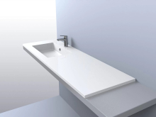 Умивальник Linda 1500 L Matt Fancy Marble