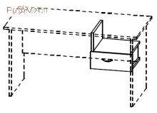 Шухляда підвісна 4-167 офісні меблі Персонал Саліта