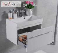 Тумба для ванної з умивальником підвісна Corsica 70 (ШН-700) Fancy Marble