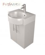 Тумба для ванної з умивальником підвісна Ibiza 50 (ШН-512) Fancy Marble