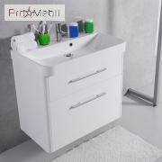 Тумба для ванної з умивальником підвісна Devon 80 (ШН-800) Fancy Marble